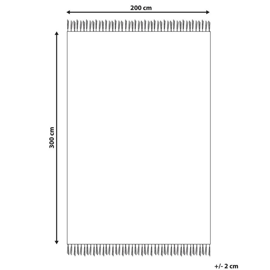 Beliani Tapis en Coton Traditionnel NORATUS  