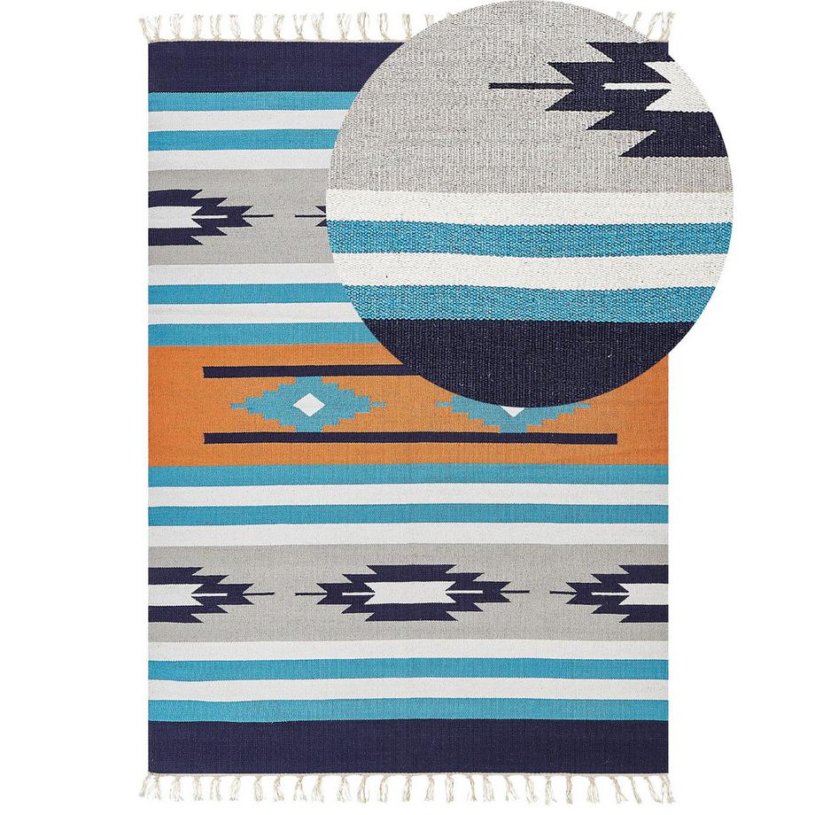 Beliani Tapis en Coton Traditionnel NORATUS  