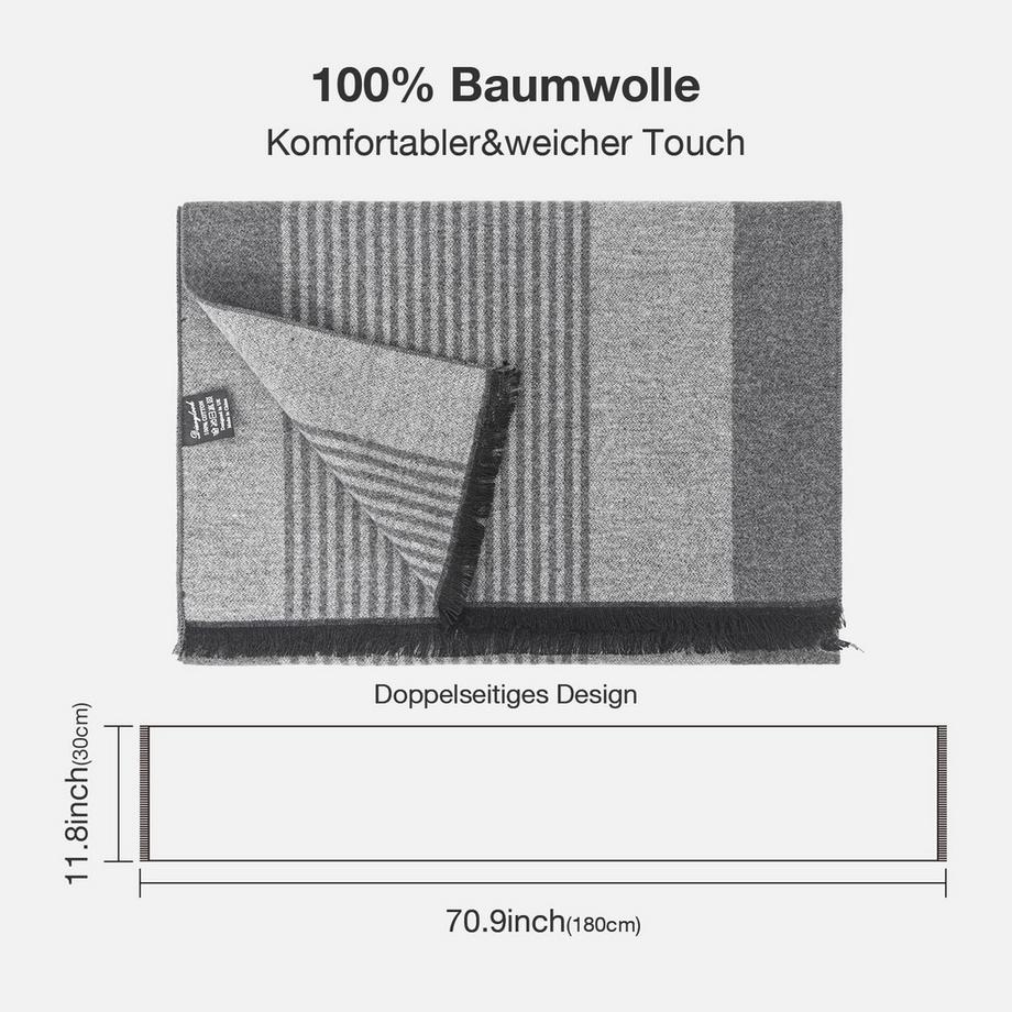 Only-bags.store Echarpe Longue à Carreaux Automne  