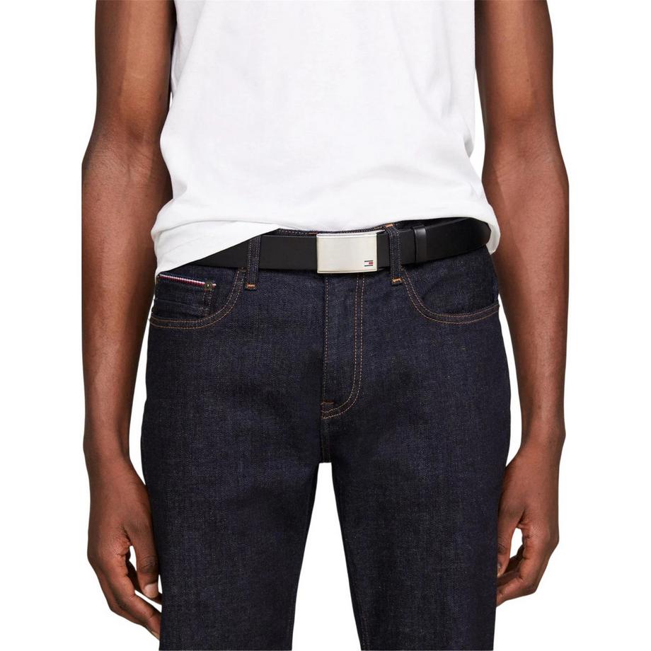 TOMMY HILFIGER Gürtel, Logo, Leder  