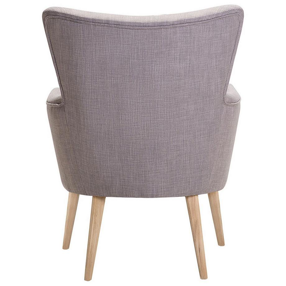 Beliani Fauteuil en Tissu Rétro ANGEN  