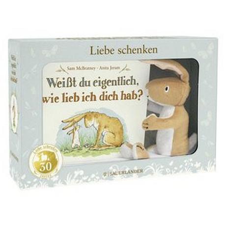 Weißt du eigentlich, wie lieb ich dich hab? McBratney, Sam; Jeram, Anita (Illustrationen); Inhauser, Rolf (Übersetzung) Gebundene Ausgabe 