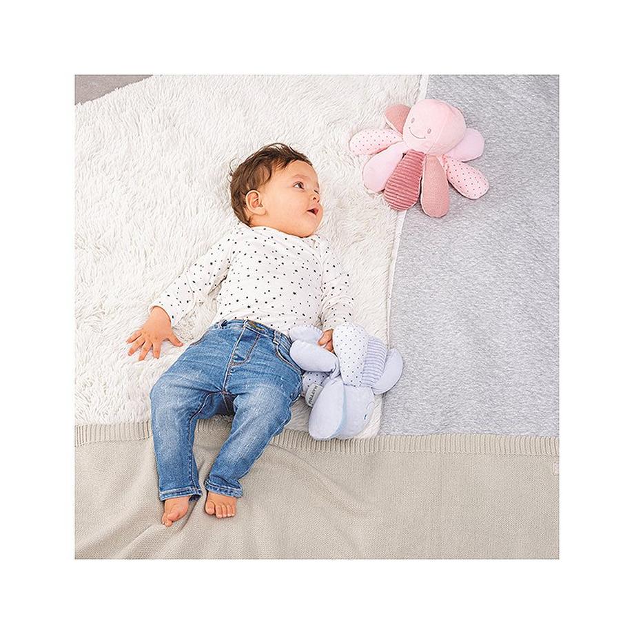 NATTOU  Lapidou Oktopus mit Aktivitäten Pink (28cm) 