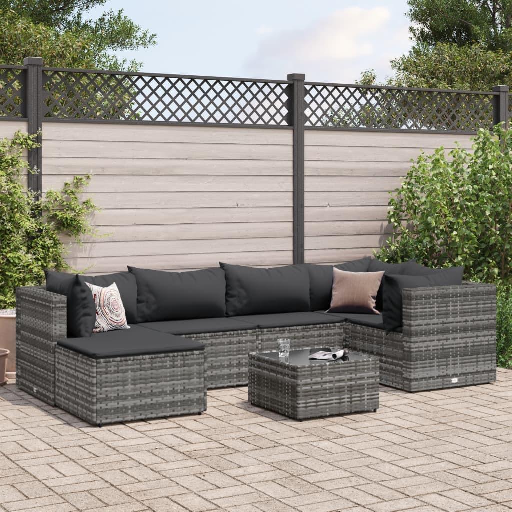 VidaXL Garten lounge set poly-rattan  