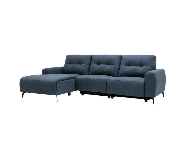 Vente-unique Relaxsofa Ecksofa Stoff  Ecke Links NERUDA  