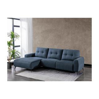 Vente-unique Relaxsofa Ecksofa Stoff  Ecke Links NERUDA  