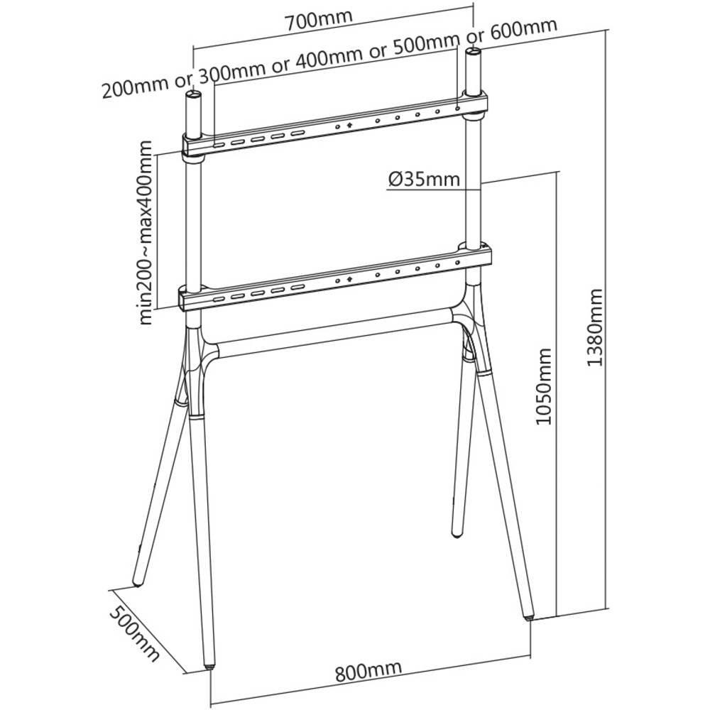 My Wall  Wandhalter für LautsprecherBelastung bis 25 kg 