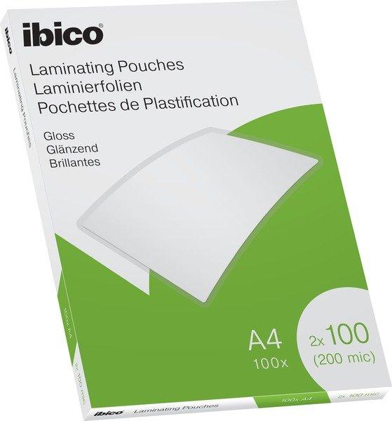 Image of Ibico IBICO Laminiertasche A4 627317 glanz, 100my 100 Stk - 100Stück