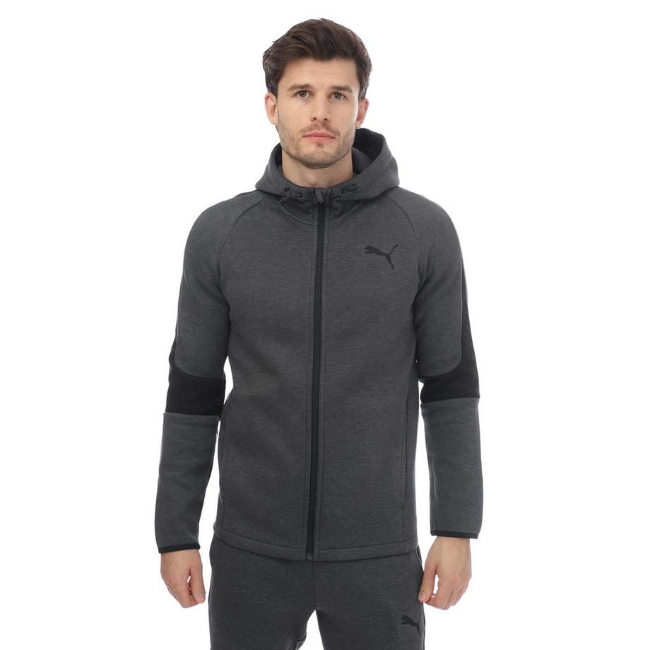 Evostripe Core Hoodie mit durchgehendem Reißverschluss
