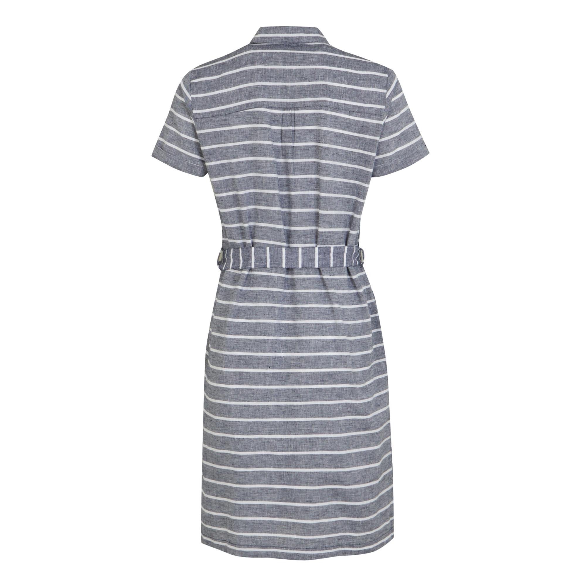 Regatta Rema Gestreiftes Hemdblusenkleid  