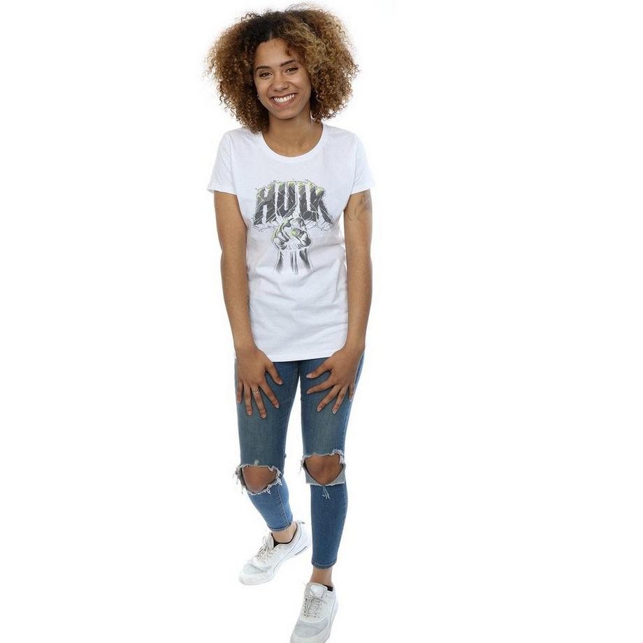 MARVEL T-Shirt Logo Pugno Hulk  