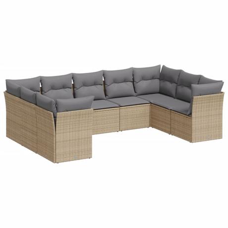 VidaXL Garten sofagarnitur poly-rattan  