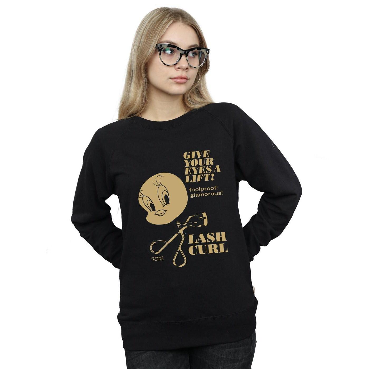 LOONEY TUNES  Tweety Pie Lash Curl Sweatshirt 