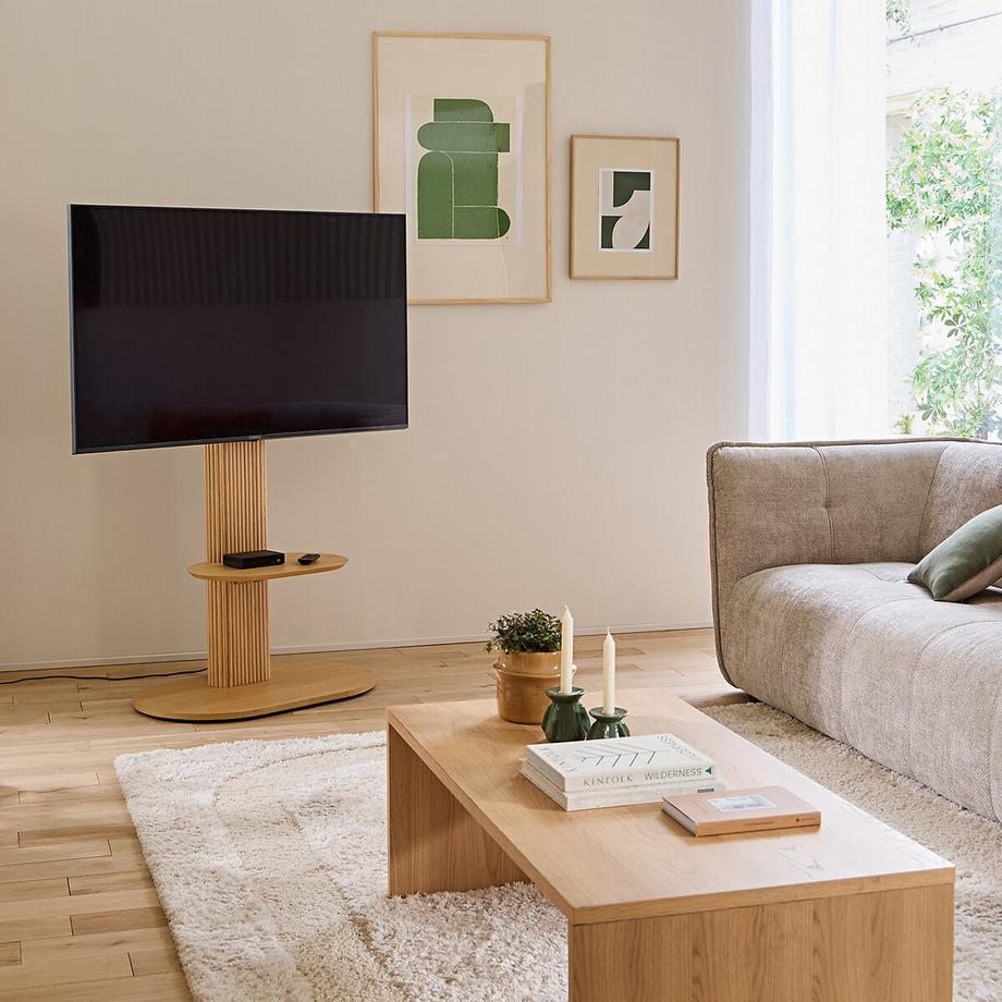 La Redoute Intérieurs Meuble support TV sur pied  
