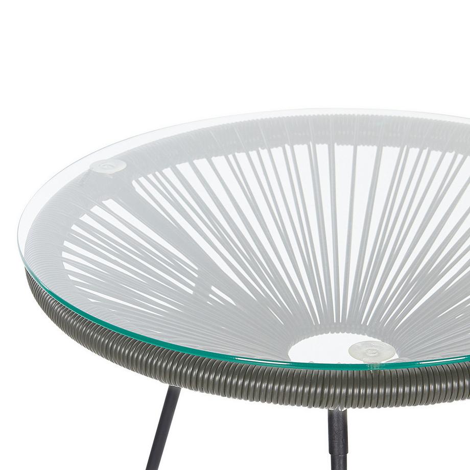 Beliani Ensemble bistrot en Polyrotin  ACAPULCO II  