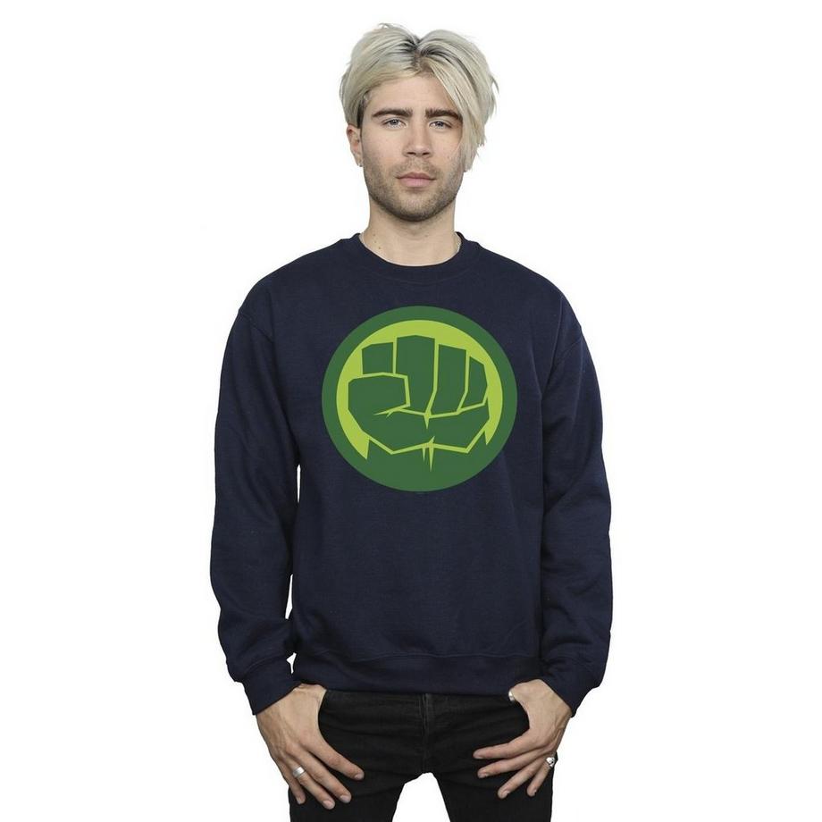 MARVEL Hulk Poing Logo Regular Fit Sweatshirt  