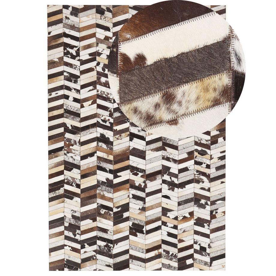 Beliani Teppich aus Kuhfell Modern AKYELE  