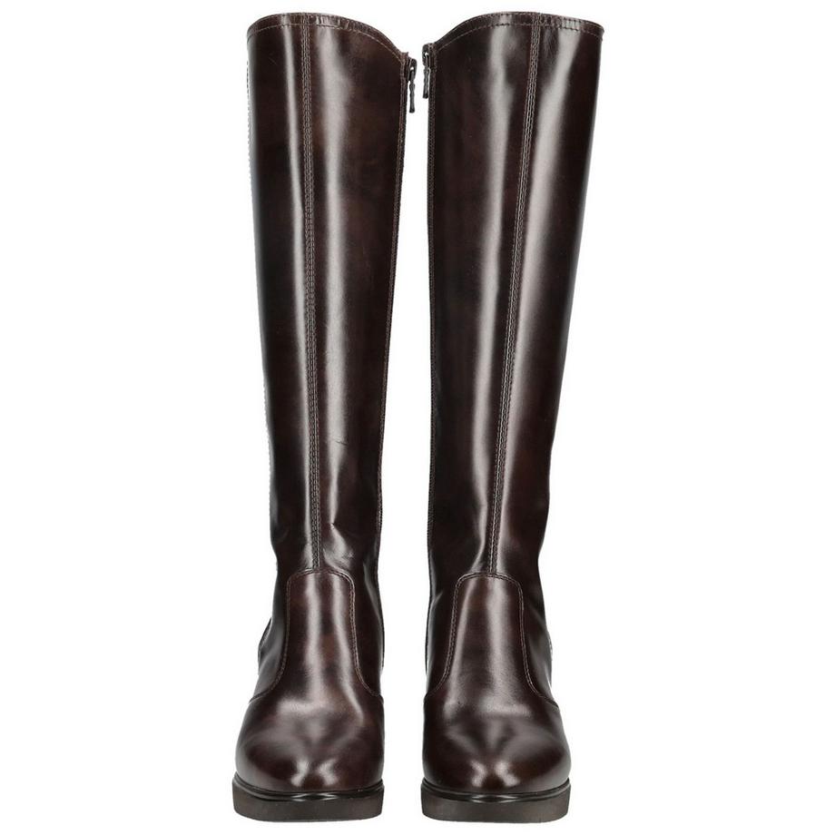 Nero Giardini Knielange Stiefel mit Blockabsatz und Seitenschnalle  