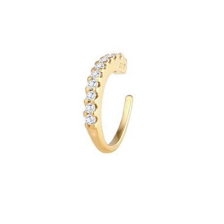 Elli  Ohrringe Single Earcuff Zirkonia 