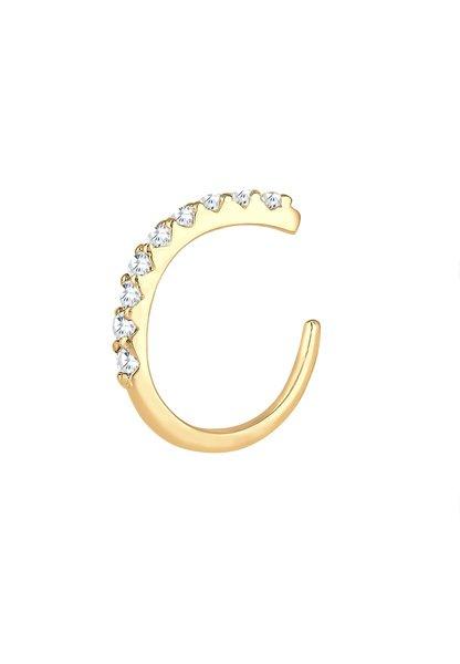 Elli  Ohrringe Single Earcuff Zirkonia 