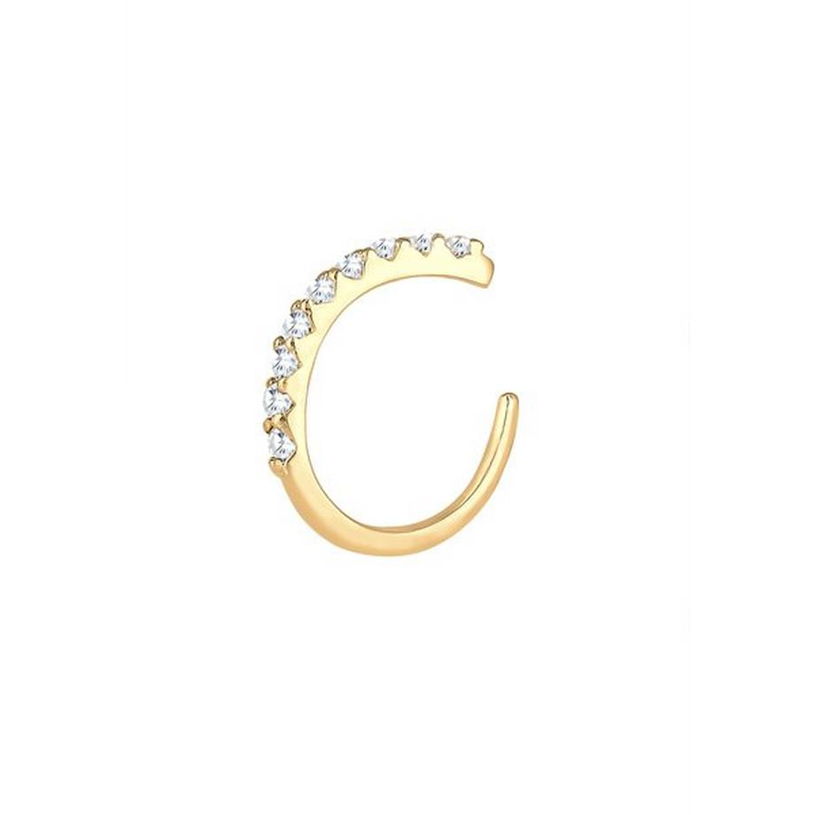 Elli  Ohrringe Single Earcuff Zirkonia 