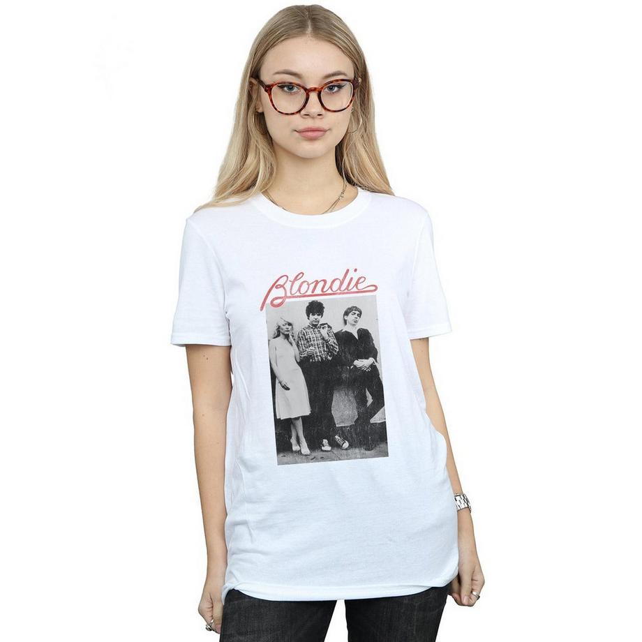 Blondie Band Foto Boyfriend Fit T-Shirt  