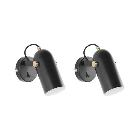 Beliani Set mit 2 Lampen aus Metall Modern TYRIA  