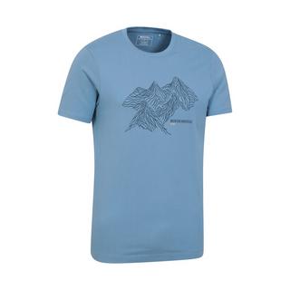 Mountain Warehouse T-Shirt mit Bergaufdruck  