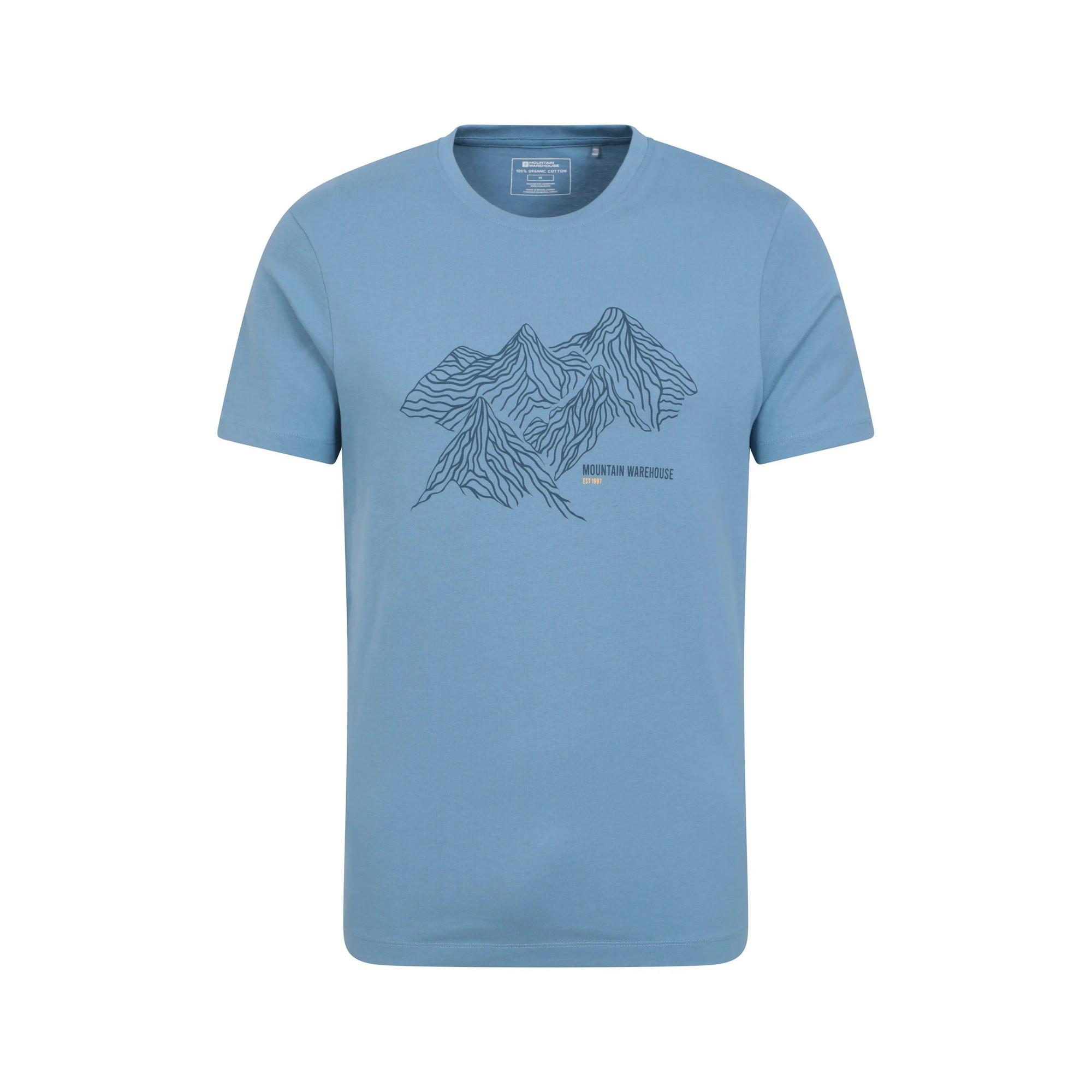 Mountain Warehouse T-Shirt mit Bergaufdruck  