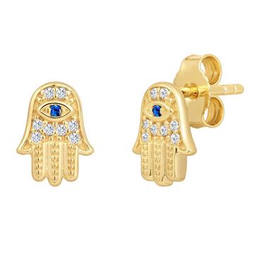 Femme Boucles d´oreilles Main de Fatma