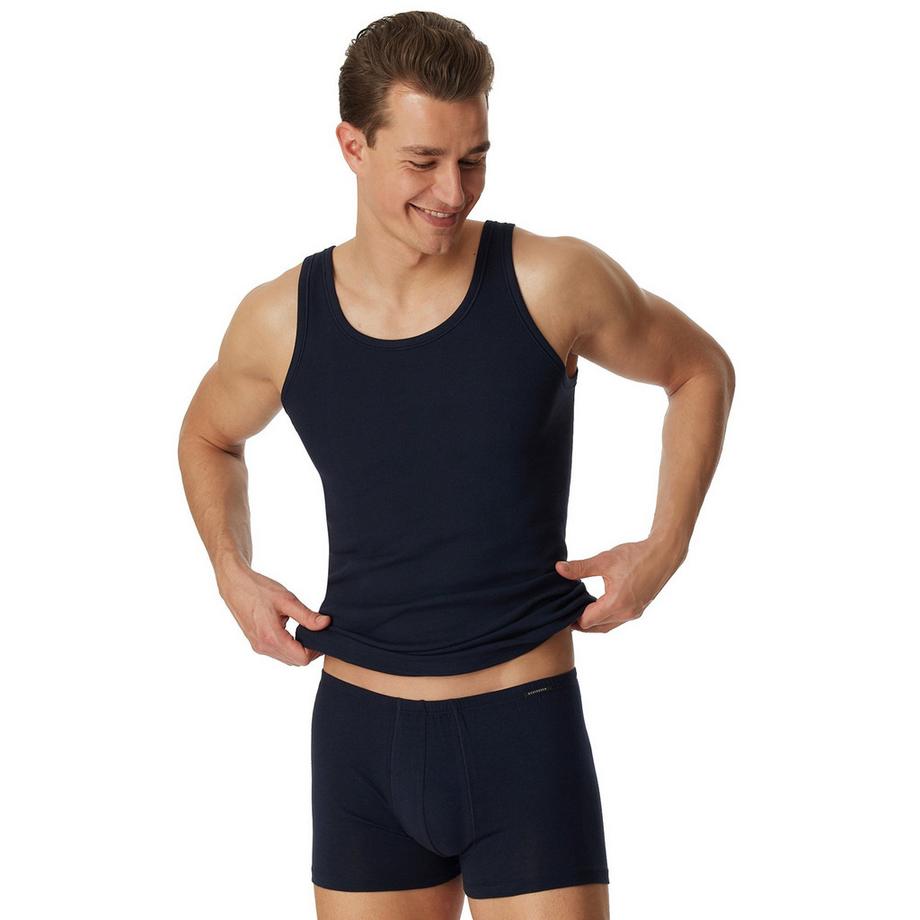 Schiesser Essentials Lot de 2 Maillots de corps Coupe confortable  