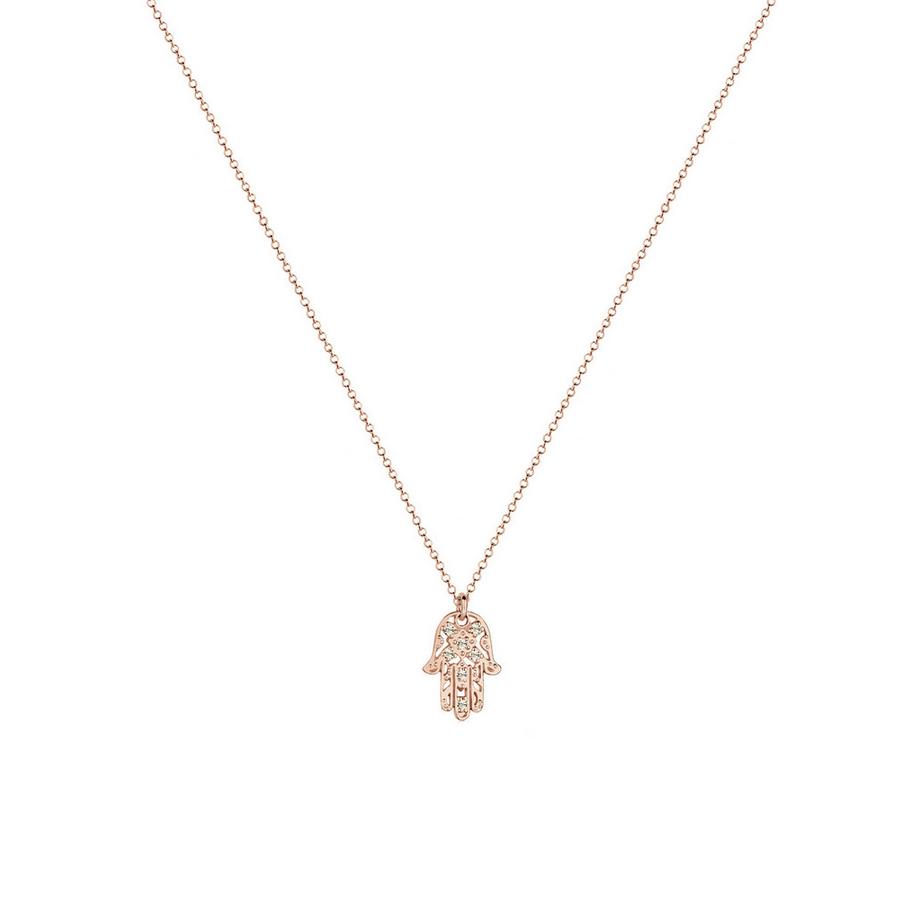 Elli  Collier Main D'hamsa Avec Cristaux 