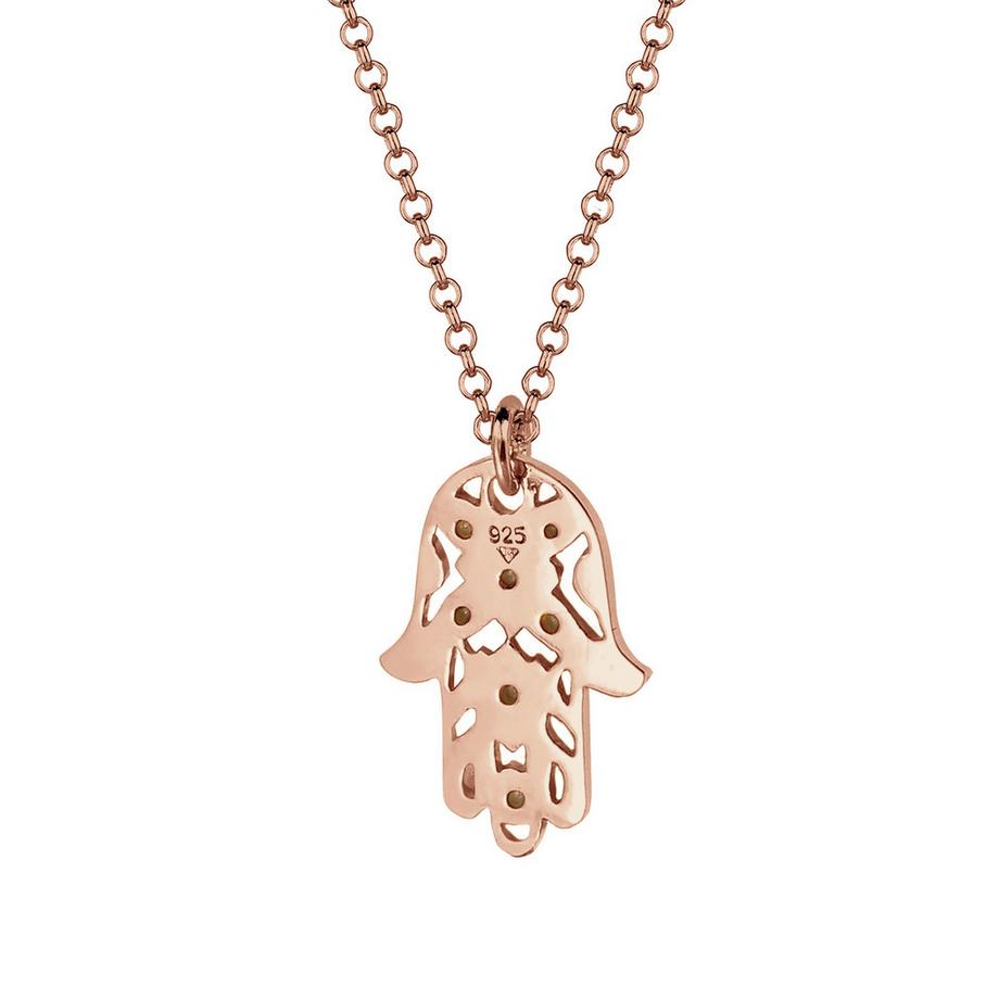 Elli  Collier Main D'hamsa Avec Cristaux 