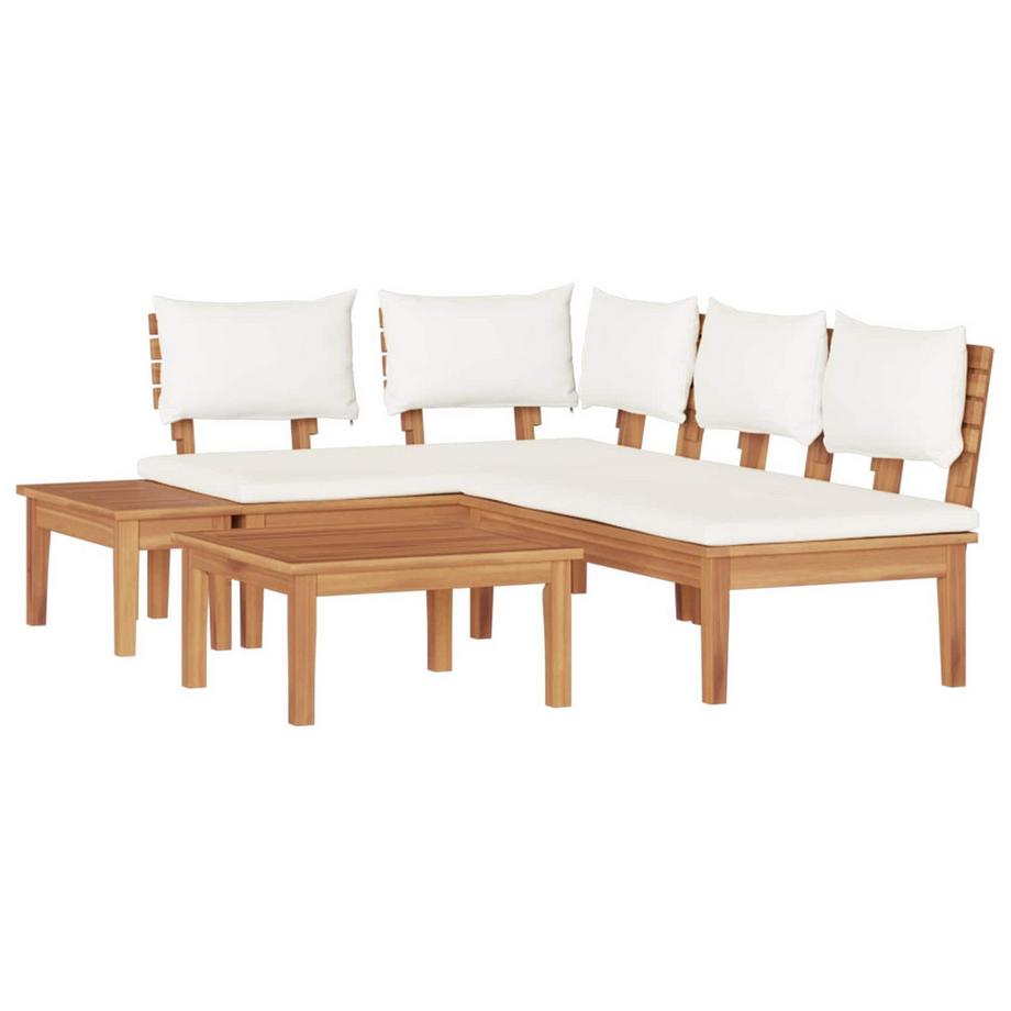 Divano da giardino Legno massello di teak