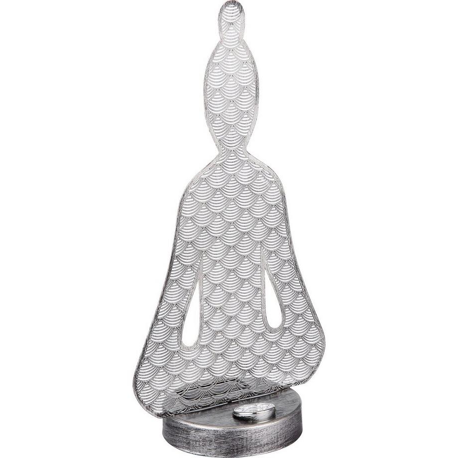 mutoni Luce solare in metallo argento antico LED  