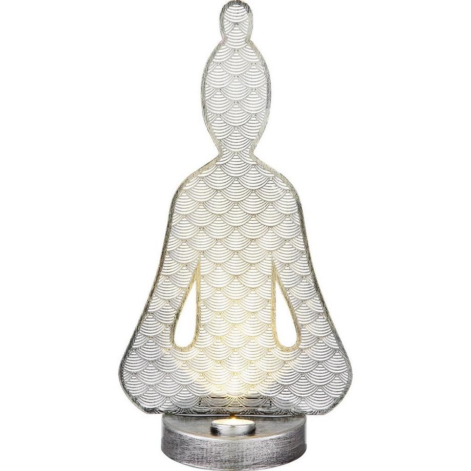 mutoni Luce solare in metallo argento antico LED  