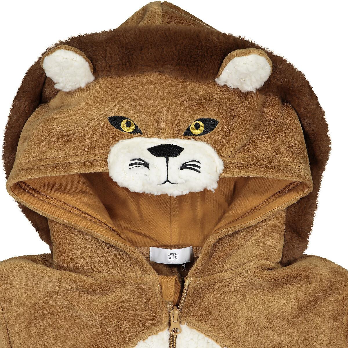 La Redoute Collections  Surpyjama à capuche lion en polaire 