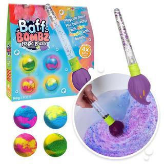 Activity-board  Magic Brush , 4 x Badebomben, malen Sie Ihr Badewasser magisch, kreatives Spielzeug für Kinder 