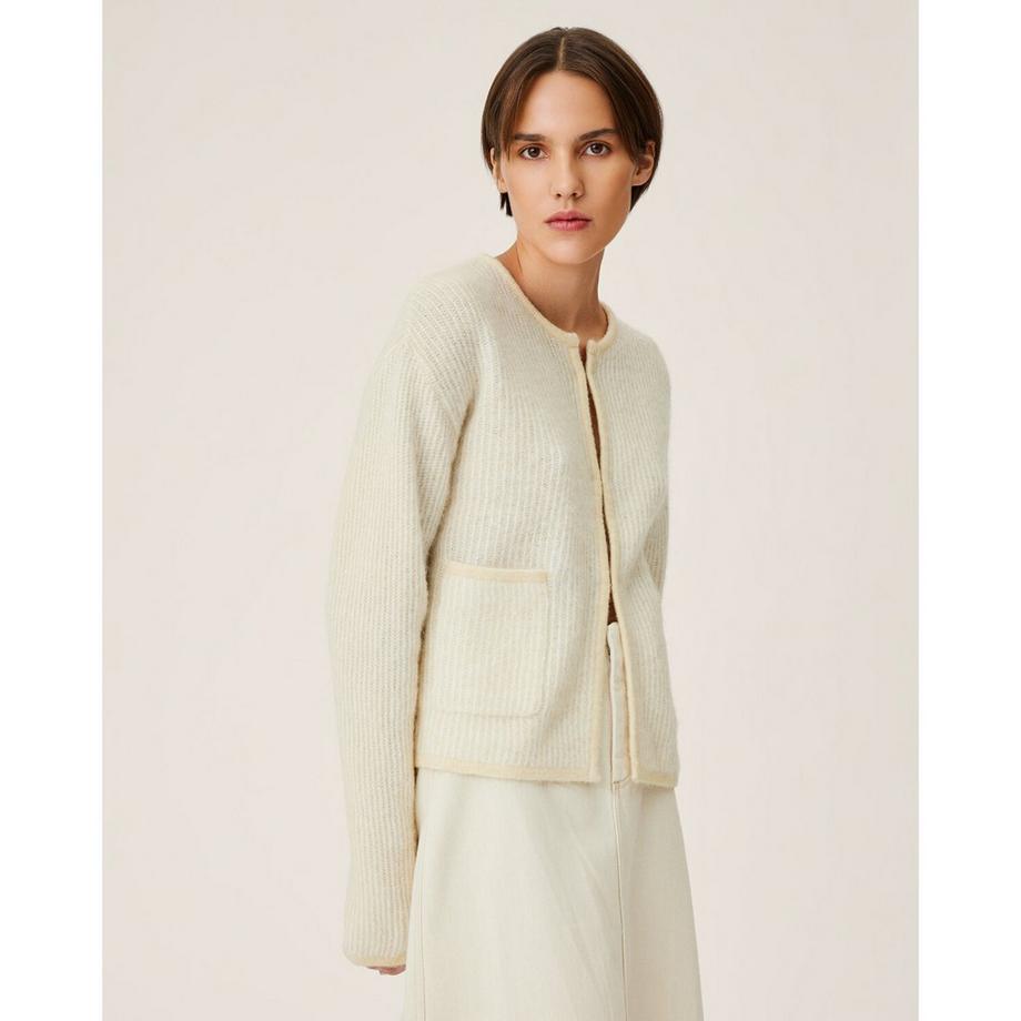 Moss Copenhagen Eliza Nenaya Gestreifte Strickjacke  
