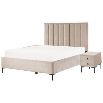 Ensemble de chambre en Velours SEZANNE