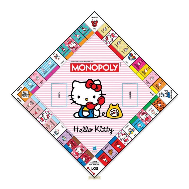 Hello Kitty  Monopoly Brettspiel Hello Kitty *Deutsche Version* 