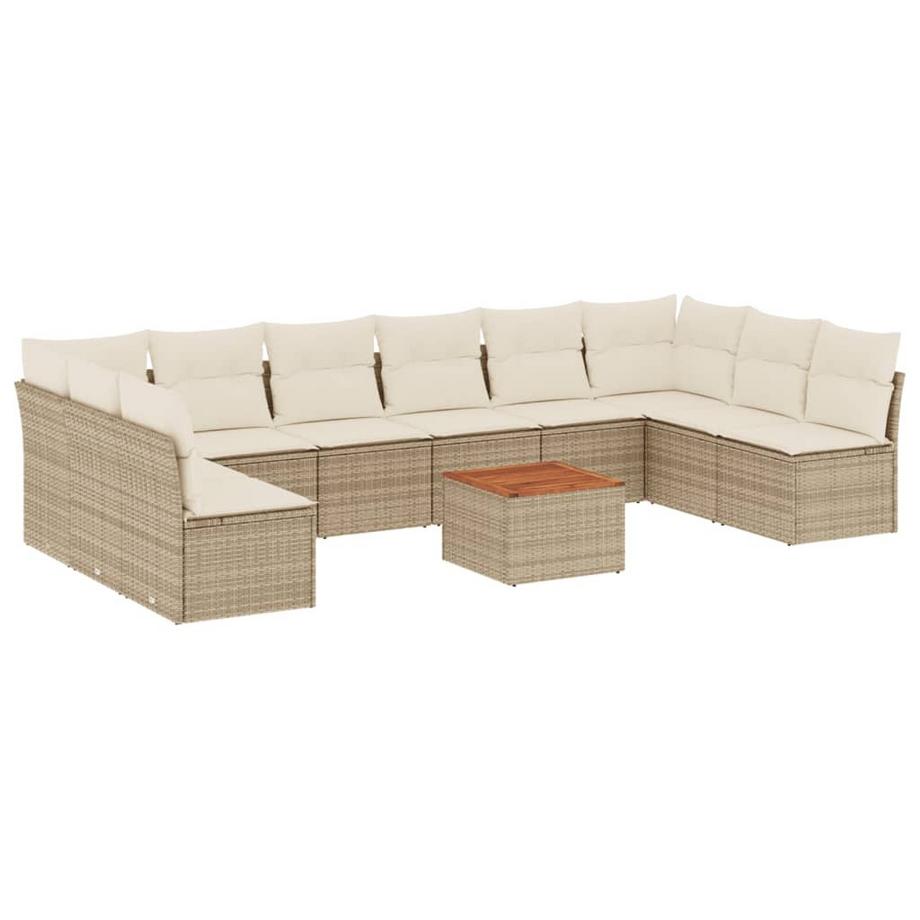 VidaXL Garten sofagarnitur poly-rattan  