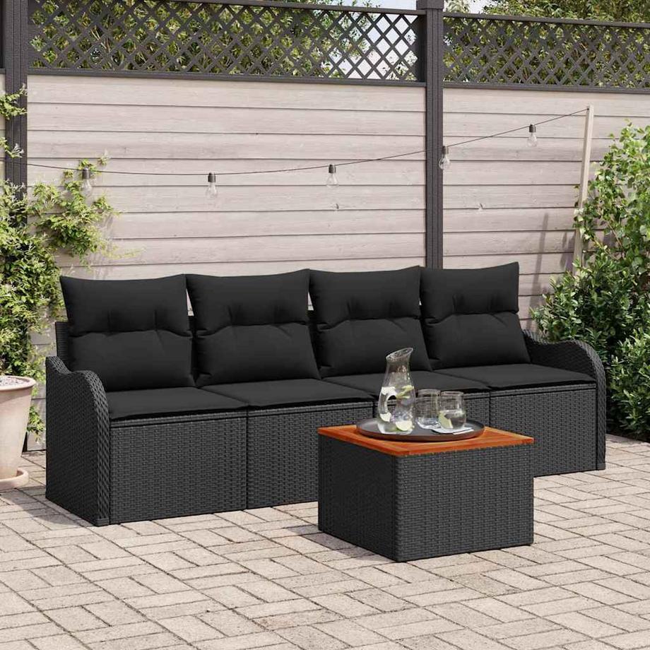 VidaXL Divano modulare Polyrattan  