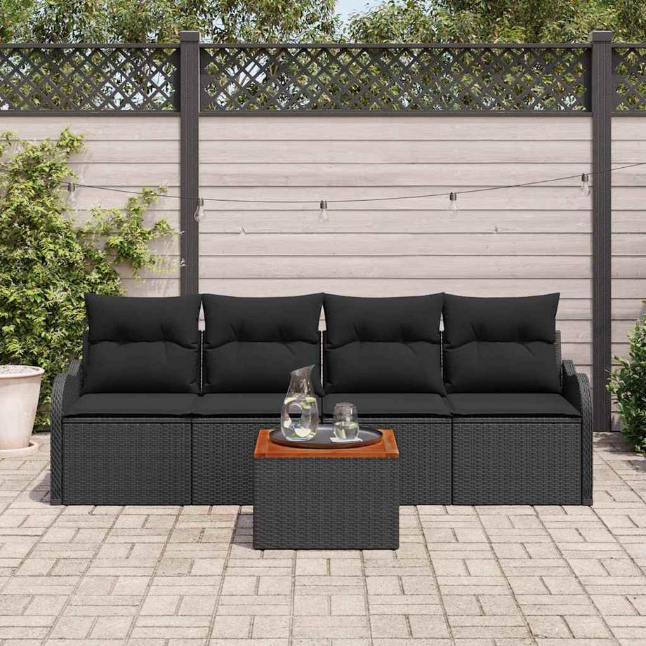 VidaXL Divano modulare Polyrattan  