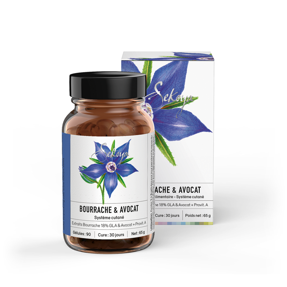 Sekoya Swiss  Borretsch & Avocado | Trockene Haut & Ekzeme 