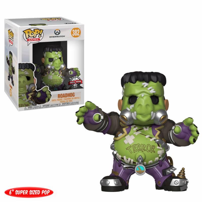 Funko  Overwatch Super Sized POP! Vinyl Figur Roadhog Junkenstein's Monster Hot Topic Exclusive 