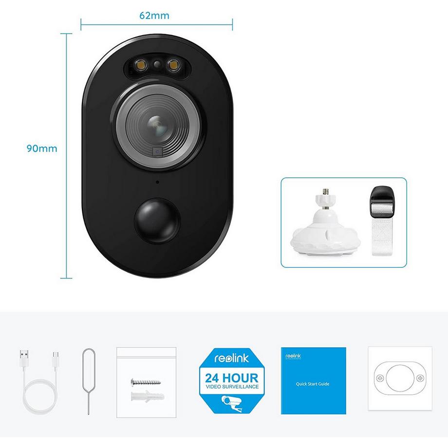 Reolink  Argus 3 Pro incl. 64GB Micro-SD 