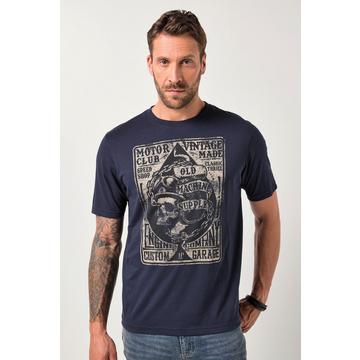 T-shirt con mezze maniche e stampa sul petto, fino alla tg. 8XL