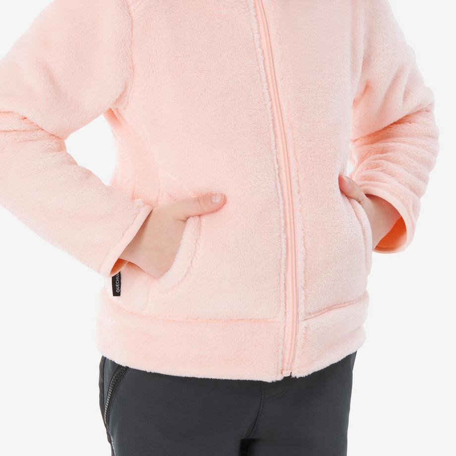 QUECHUA MH500 Warme Wanderfleecejacke für Kleinkinder  