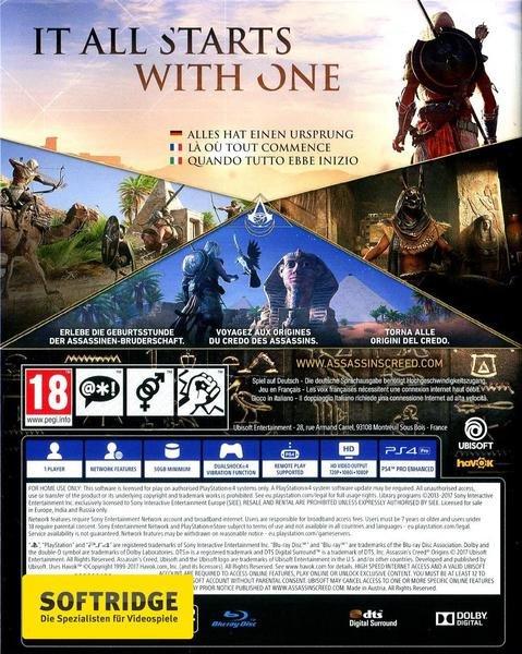 UBISOFT  Assassin's Creed: Origins -E- 